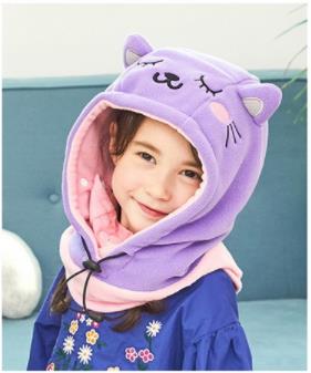 Children's 3-In-1 Winter Hoodie Earmuff Muffler Hat