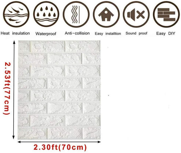 BrickYeah! - Adhesive Brick Wallpaper