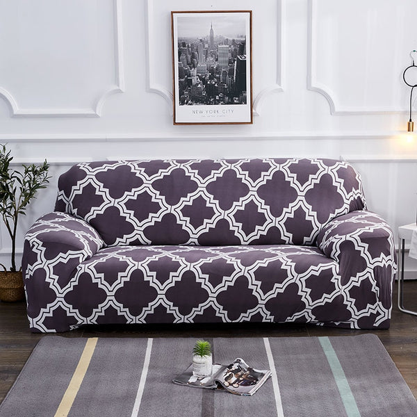 Stretch Sofa Cover for Living Room Couch, L shape Armchair - Single/Two/Three seat