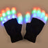 Finger Tip Lighting Gloves For Children - Glow In The Dark Flashing Gloves