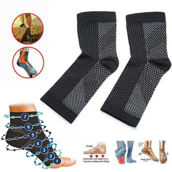 Copper Infused Compression Socks Magnetic Foot Care And Support For Men Women