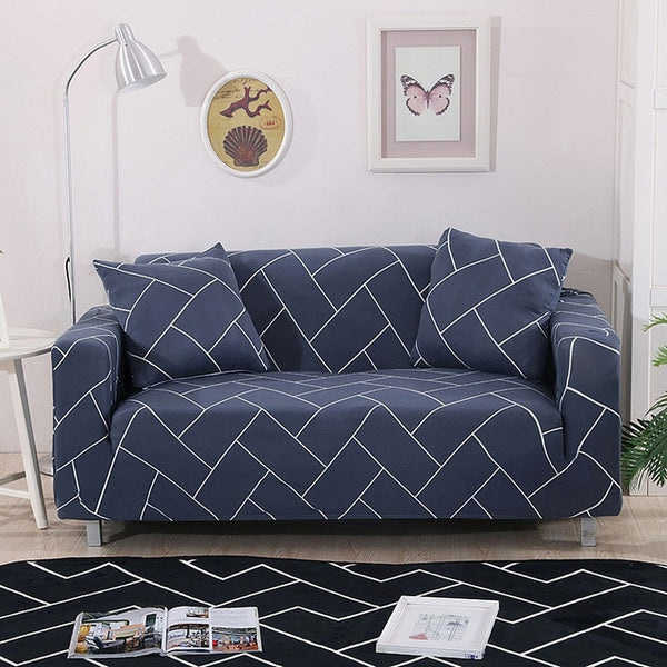 Stretch Sofa Cover for Living Room Couch, L shape Armchair - Single/Two/Three seat