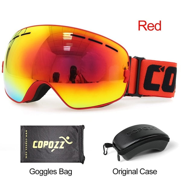 Anti-fog Ski Goggles - UV400 Men Women Snowboard Skiing Protection Sunglasses