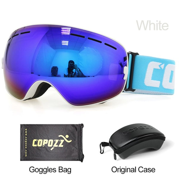 Anti-fog Ski Goggles - UV400 Men Women Snowboard Skiing Protection Sunglasses