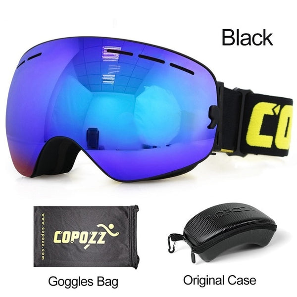 Anti-fog Ski Goggles - UV400 Men Women Snowboard Skiing Protection Sunglasses