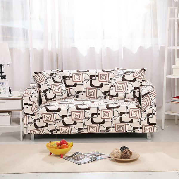 Stretch Sofa Cover for Living Room Couch, L shape Armchair - Single/Two/Three seat