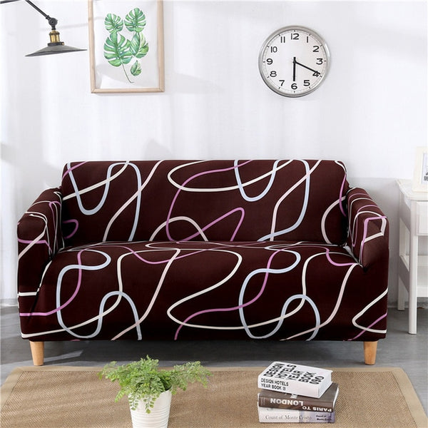 Stretch Sofa Cover for Living Room Couch, L shape Armchair - Single/Two/Three seat